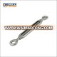 Stainless steel DIN1480 eye and eye open body turnbuckle