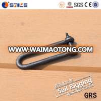 marine adjustable stainless steel long European type dee shackle