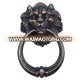 Furniture Hardware Antique Lions Head Brass Pull Zinc Cabinet Knobs Door Handles Pull Ring/Door Handles