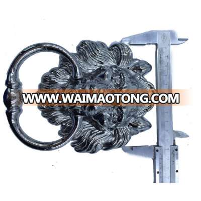 Zinc alloy antique lion head handle vintage style wood door knocker bronze rings handles